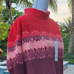 Women's Long Sleeve Pullover Fleece